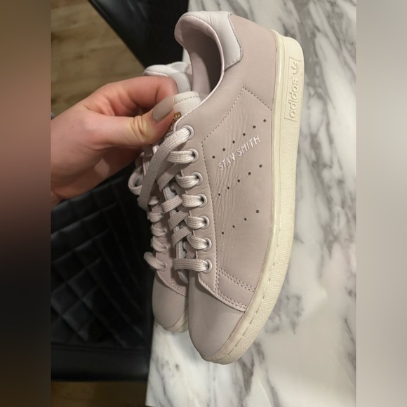 Adidas Women's- STAN SMITH- orchid off white - Picture 3 of 14